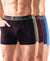 T.T. Jazzz Men’S Cotton Trunk With Outer Pocket|Comfortable Fit|Top Elastic Waistband|Pack Of 5|Dark Brown,Green,,Maroon,Navy,Sky Blue