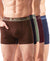 T.T. Jazzz Men’S Cotton Trunk With Outer Pocket|Comfortable Fit|Top Elastic Waistband|Pack Of 5|Brown,Dark Brown,Green,Maroon,Navy