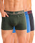 T.T. Jazzz Men’S Cotton Trunk With Outer Pocket|Comfortable Fit|Top Elastic Waistband|Pack Of 3|Green,Sky Blue,Dark Grey