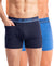 T.T. Jazzz Men’S Cotton Trunk With Outer Pocket|Comfortable Fit|Top Elastic Waistband|Pack Of 2|Navy,Sky Blue