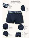 T.T. Jazzz Men’S Cotton Trunk With Outer Pocket|Comfortable Fit|Top Elastic Waistband|Pack Of 2|Black,Blue