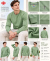 T.T. Men Classic Winter Essential T-Shirt|Polyester 180 Gsm|Regular Fit|Round Neck|Full Sleeve Tees|Pack Of 2|Black,Green