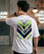 T.T. Men OversizedGraaphic Printed T-Shirt White