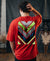 T.T. Men OversizedGraaphic Printed T-Shirt Red