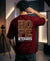 T.T. Men OversizedGraaphic Printed T-Shirt Maroon
