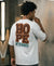 T.T. Men OversizedGraaphic Printed T-Shirt Grey Melange