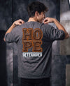 T.T. Men OversizedGraaphic Printed T-Shirt Anthra Melange