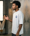 T.T. Men OversizedGraaphic Printed T-Shirt Grey Melange