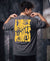 T.T. Men OversizedGraaphic Printed T-Shirt Anthra Melange