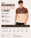 T.T. Men Dri-FitCut & Sew Design T-ShirtPack Of 1 Beige-Brown
