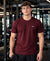 Hiflyers Men Regular Fit Cotton Round Neck T-ShirtMaroon