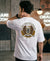 T.T. Men Oversized Graphic Printed T-Shirt White