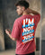 T.T. Men Oversized Graphic Printed T-Shirt Pink