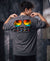 T.T. Men Oversized Graphic Printed T-Shirt Anthra Melange