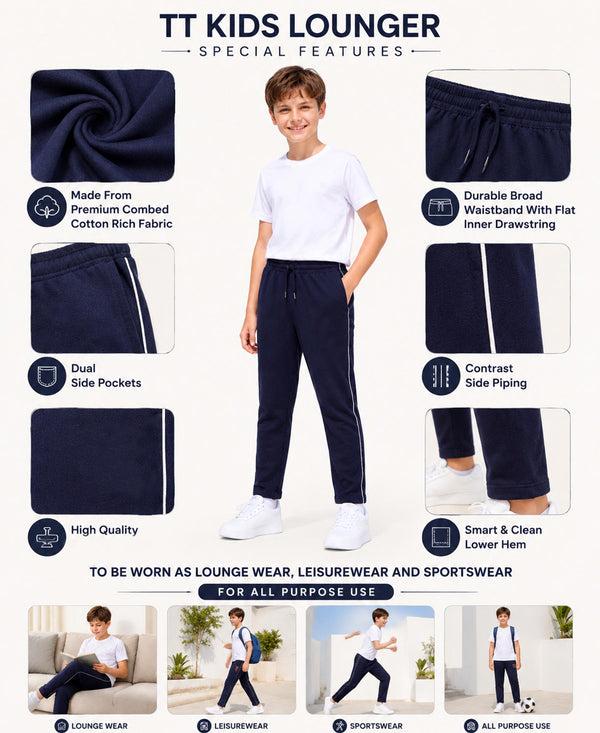 T.T. Kids Cool Lounger Pack Of 1 Navy