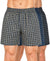 T.T. Men Checked Cotton Poly Woven Boxer Shorts Pack Of 3 Yellow,Navy,Black