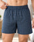 T.T. Men Checked Cotton Poly Woven Boxer Shorts Navy