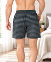 T.T. Men Checked Cotton Poly Woven Boxer Shorts Pack Of 2 Green,Black