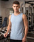 T.T. MenPremium Pure Cotton Gym Vest|Blue