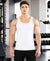 T.T. MenPremium Pure Cotton Gym Vest|White