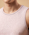 T.T. MenPremium Pure Cotton Gym Vest|Peach