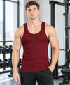 T.T. Men|Desire Premium Gym Vest|Pure Cotton|Rib Fabric|Moisture-Wicking, Breathable & Stretchable Sleeveless Undershirt| Ideal For Gym, Sports & Daily Wear|Maroon