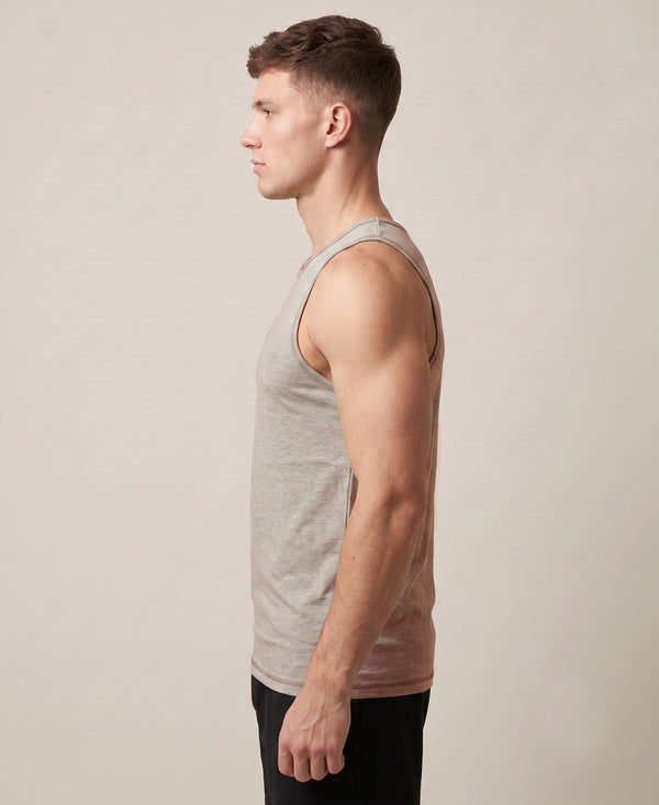 T.T. MenPremium Pure Cotton Gym Vest| Brown
