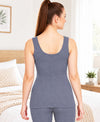 T.T. Hotpot Elite Women Sleeveless Slip Thermal Pack Of 2- Navy,White