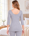 T.T. Women Hotpot Elite 3/4Th Thermal Slip Navy-Grey (Pack Of 2)