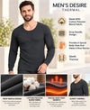T.T. Mens Anthra Slim Fit Desire Thermal Top