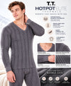 T.T. Men Hotpot Elite Top Thermal Pack Of 2- Anthra