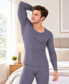 T.T. Men Hotpot Elite Light Weight , Super Warm With Polyfill Sandwich Technology Thermal Set - Navy