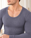 T.T. Men Hotpot Elite Light Weight , Super Warm With Polyfill Sandwich Technology Thermal Set - Navy