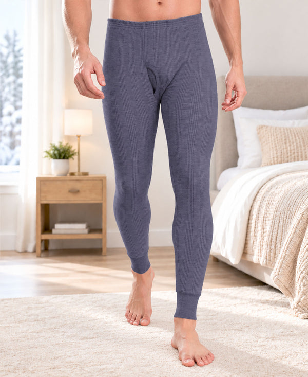 T.T. Men Hotpot Elite Light Weight , Super Warm With Polyfill Sandwich Technology Pyjama Thermal - Navy