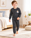 T.T. Unisex Baby Suit For Boys & Girls|Full Sleeve Button-Front Thermal Set|Soft & Comfortable Super Warm Kids Wear|Pack Of 2|Blue,Anthra