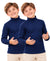 T.T. Boys & Girls |Slim Fit| Cotton Fleece |Full Sleeves|High Neck|Trendy Winter Wear|Dyed Top Pack Of 2-Blue