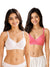 T.T. Women Desire Bra With Extra Strips PO2 White-Pink