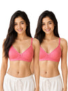 T.T. Women Desire Bra With Extra Strips PO2 Pink