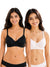 T.T. Women Desire Bra With Extra Strips PO2 Black-White