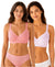 T.T. Women Desire Printed Bra PO2 Coral,Pink