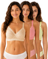 T.T. Women Desire Printed Bra PO3 Beige,Coral,Yellow