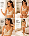 T.T. Women Desire Printed Bra PO2 Beige,Coral