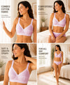 T.T. Women Desire Printed Bra PO3 Yellow,Pink,Skin