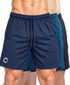 T.T. Men|Dri Fit Sports Short|Regular Fit|Side Pocket|Ideal For Gym, Sports & Daily Wear|Pack Of 3-Navy,Teal,Black