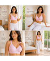 T.T. Women Desire Printed Bra PO2 Orange-Pink