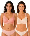 T.T. Women Desire Printed Bra PO2 Orange-Beige