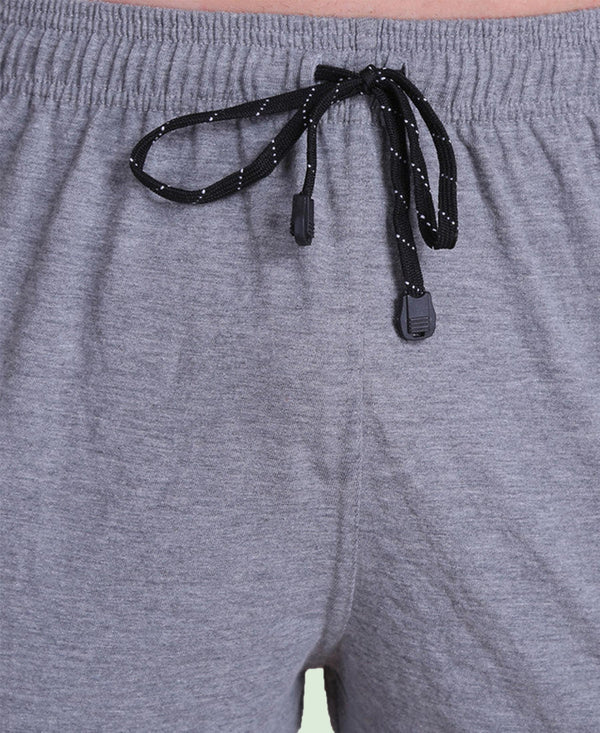 T.T. Men Solid Cotton Shorts Pack Of 3 Grey::Air::Navy