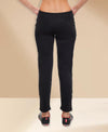 T.T. Women 100% Cotton Interlock Fabric Black Track Pant