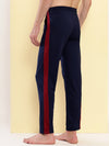 T.T. Men'S Poly Jersey Cut & Sew Trackpant -Navy
