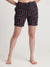 HiFlyers Women Regular Fit Cotton Printed Short -Black